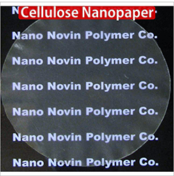 Cellulose Nanopaper (CNP)- Dia. 12cm, grammage: 50 g/m2